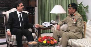 COAS calls on Gilani